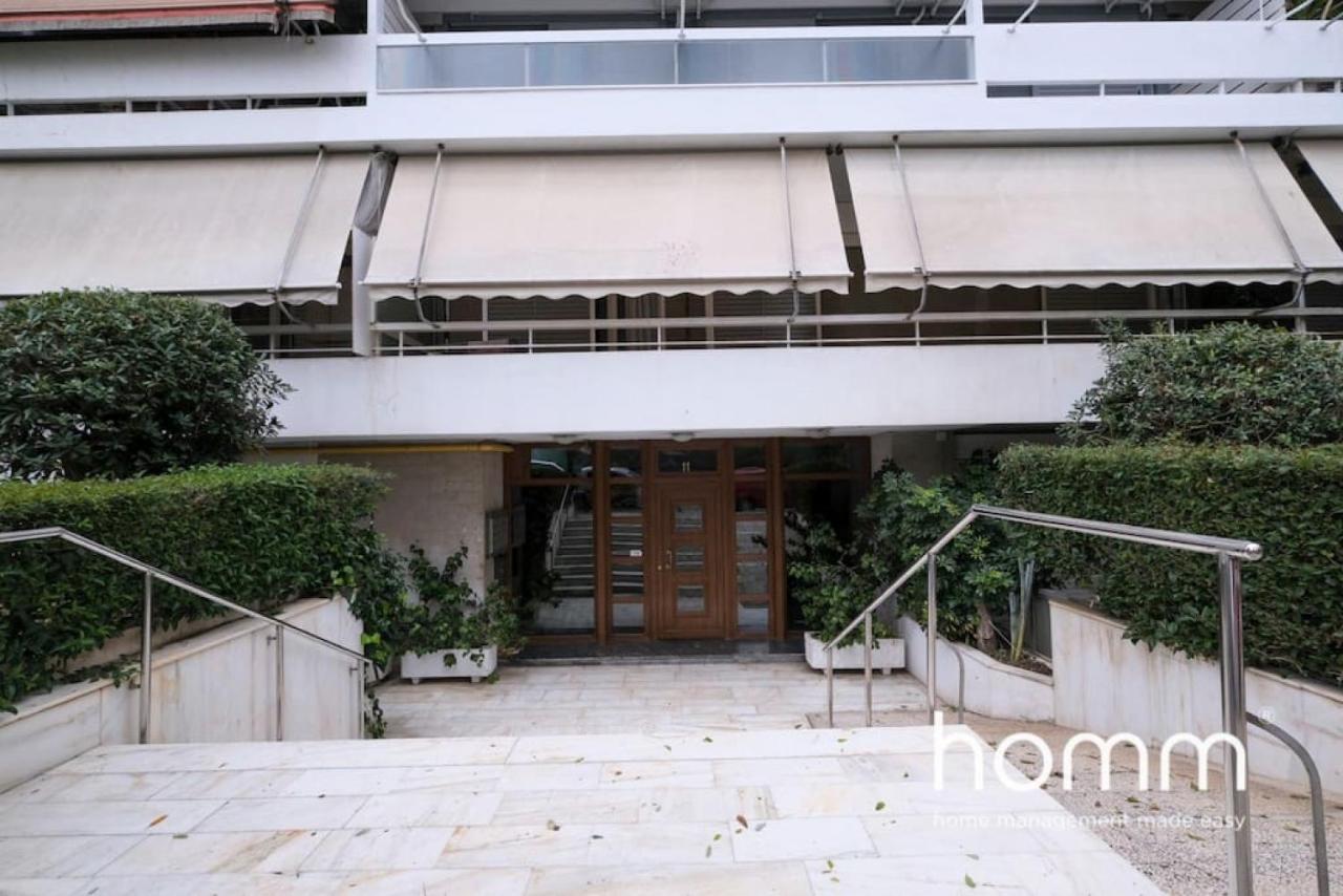 Athens Riviera Homm Flat 4 Min Walk From Beach, Thiseos Str Exterior foto